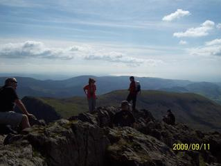 at the top of Cadair Idris