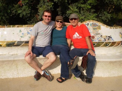 Joe Bernadine Henning in the Gaudi Park
