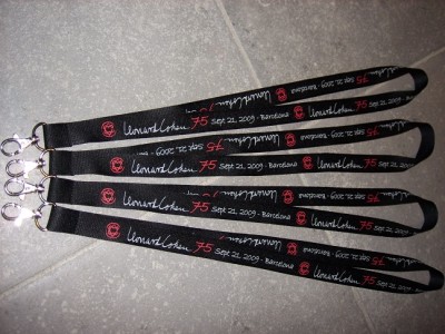 Example: lanyards for Barcelona