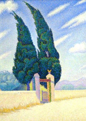 Kruller Muller - Pissaro Cipresses - 2010 mei  (51a).JPG