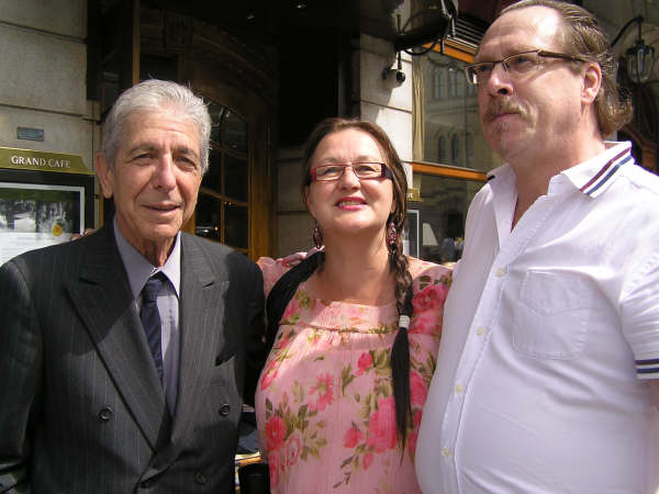 Picture of Cohen, myself and Lars.